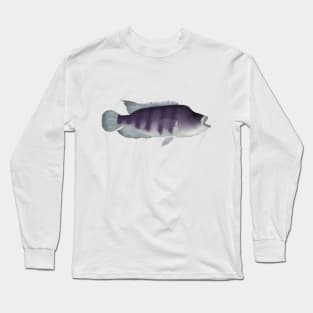 Wolf Cichlid Long Sleeve T-Shirt